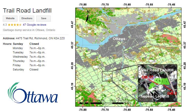 Ottawa Public Dump Hours Location Fees